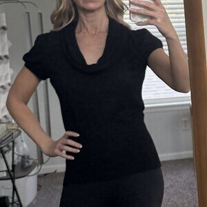 Black Cowl Neck Sweater, size Medium